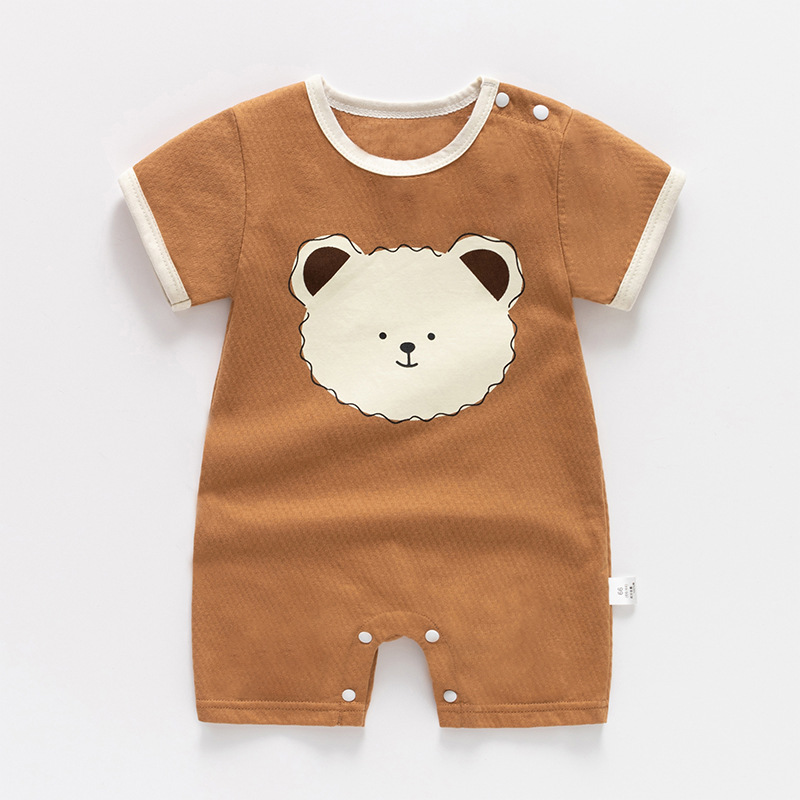 y883 - Summer Baby Short-Sleeved Jumpsuit - Image 6