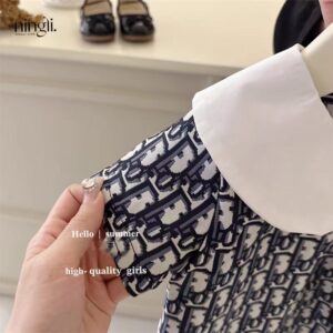 y881 - Jacquard Preppy Dress - Image 3