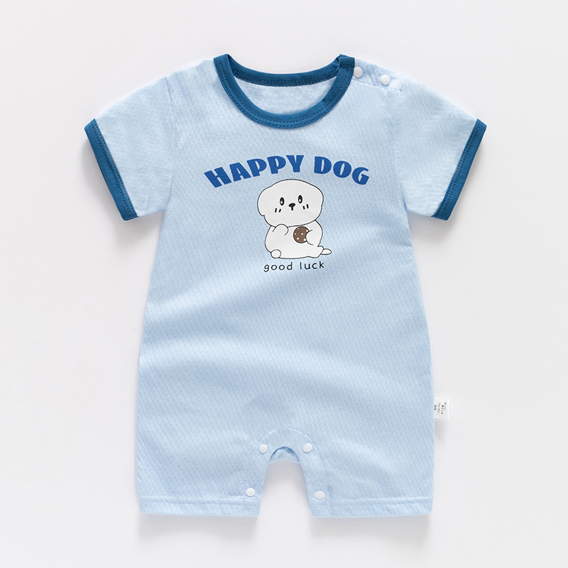 y883 - Summer Baby Short-Sleeved Jumpsuit - Image 4