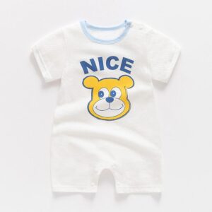 y883 - Summer Baby Short-Sleeved Jumpsuit - Image 5