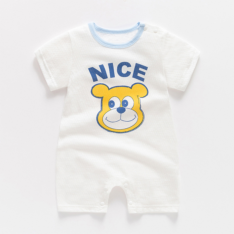 y883 - Summer Baby Short-Sleeved Jumpsuit - Image 5