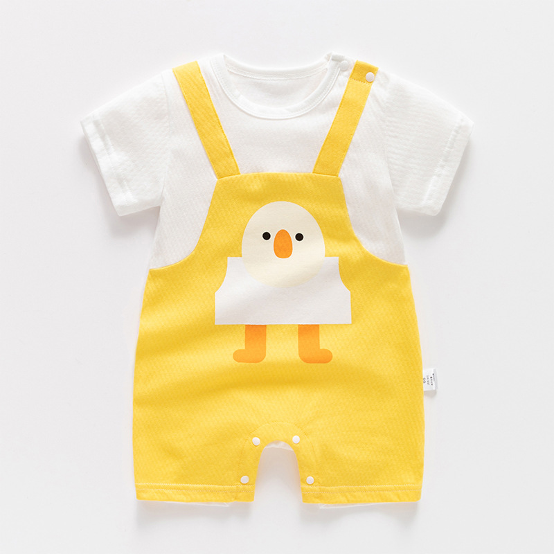 y883 - Summer Baby Short-Sleeved Jumpsuit - Image 8