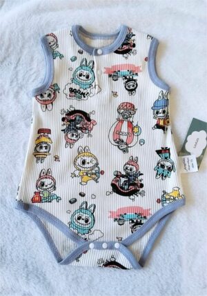 y886 Futa Futa Cartoon Romper - 图片 4
