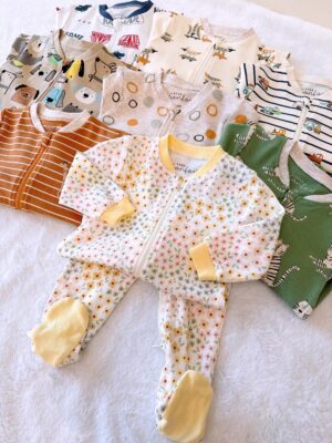 y891 - Baby Footed Pajamas - 图片 22