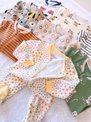 y891 - Baby Footed Pajamas - 图片 1