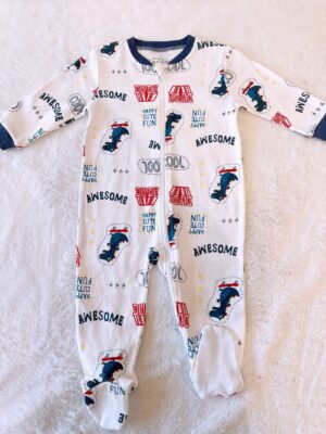 y891 - Baby Footed Pajamas - 图片 15