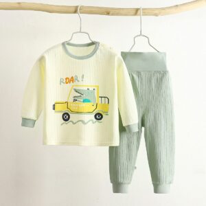 y906 – Children's Pajamas High Waist Style - 图片 3