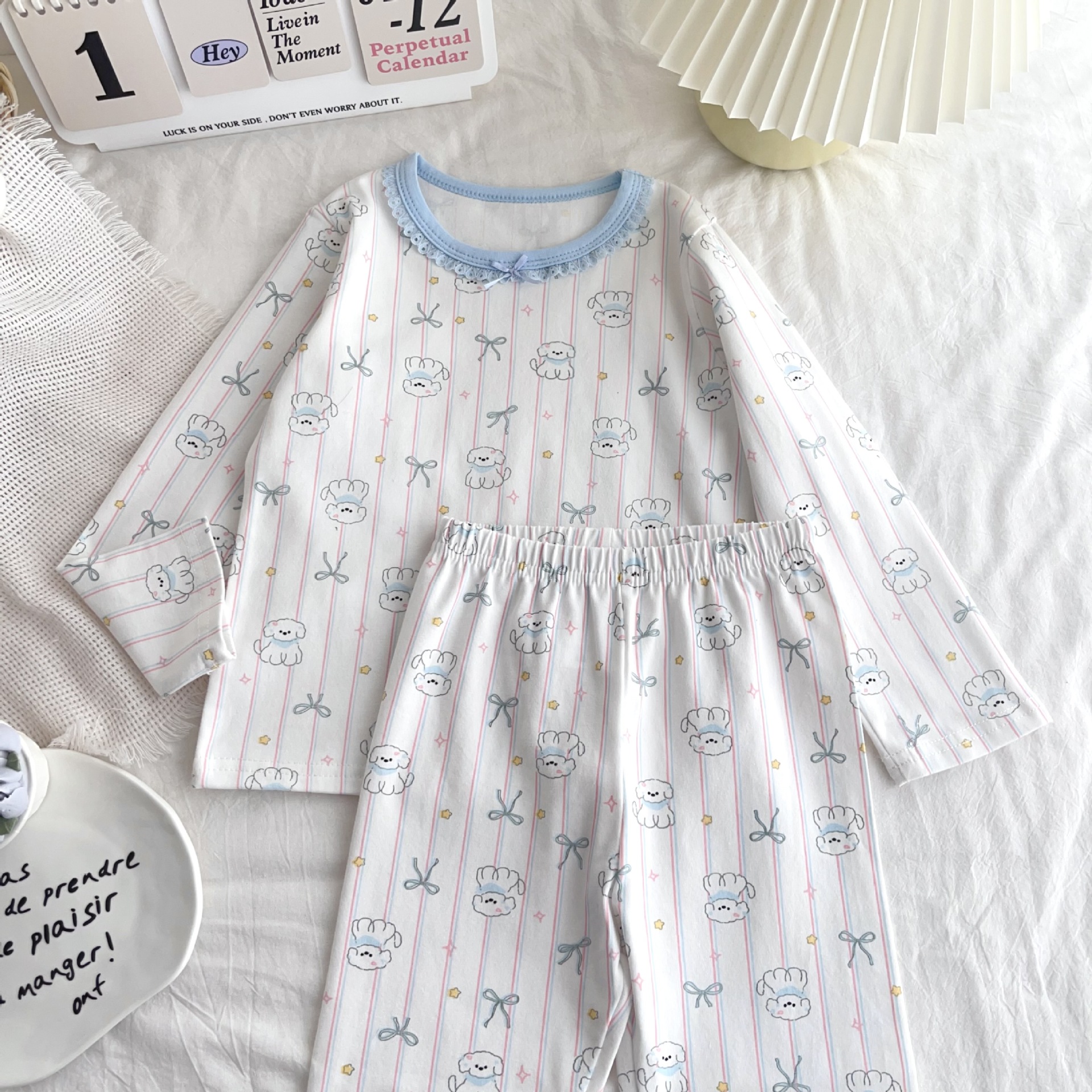 y956 - Lycra Cotton Homewear Pajama Set - Image 9