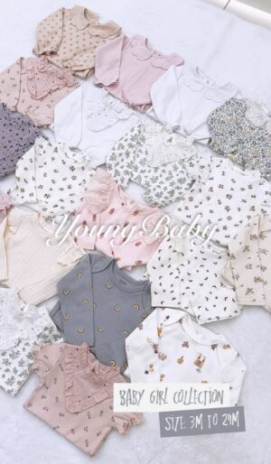 y929 - Baby Girl Long sleeve Romper - yampi