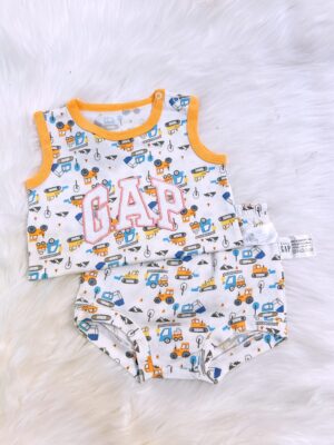 y966 - Little Baby Vest Set - 图片 3