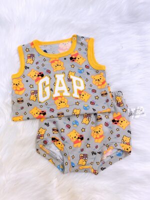 y966 - Little Baby Vest Set - 图片 4