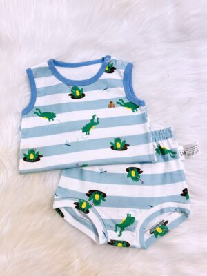y966 - Little Baby Vest Set - 图片 5