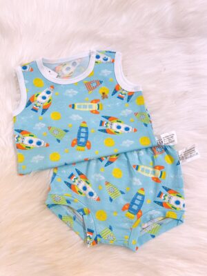 y966 - Little Baby Vest Set - 图片 6