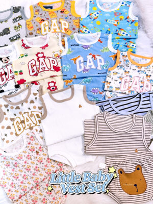 y966 - Little Baby Vest Set