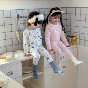 y956 - Lycra Cotton Homewear Pajama Set - Image 6