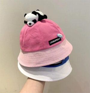 y978 - 3D Panda Bucket Hat - 图片 2