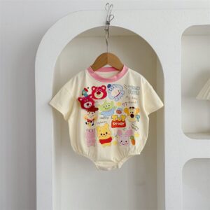 y954 - Cute Cartoon Romper & Socks - 图片 8