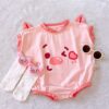 y952 - Cartoon Sleeveless Romper + Socks - 图片 2