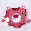 y952 - Cartoon Sleeveless Romper + Socks - 图片 3