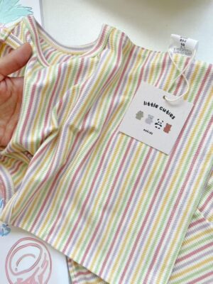 y944 - Rabbit Ear Stripe Set - 图片 3