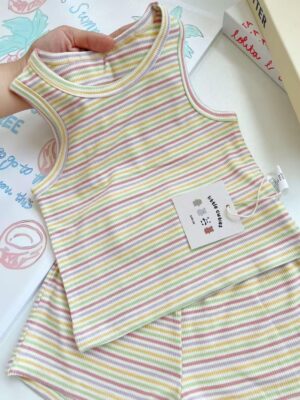 y944 - Rabbit Ear Stripe Set - 图片 2