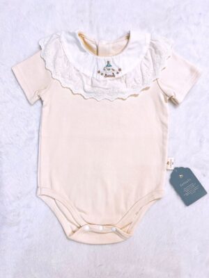 y1022 - Baby Girl Japan Style Doll Collar Cottoli Romper - 图片 3