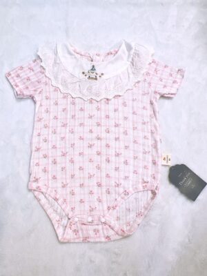 y1022 - Baby Girl Japan Style Doll Collar Cottoli Romper - 图片 7