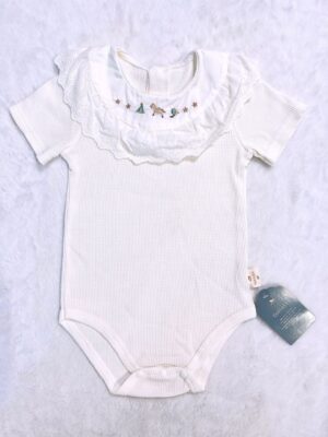 y1022 - Baby Girl Japan Style Doll Collar Cottoli Romper - 图片 8
