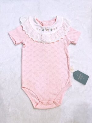 y1022 - Baby Girl Japan Style Doll Collar Cottoli Romper - 图片 9
