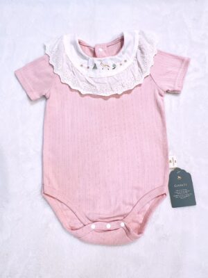 y1022 - Baby Girl Japan Style Doll Collar Cottoli Romper - 图片 10