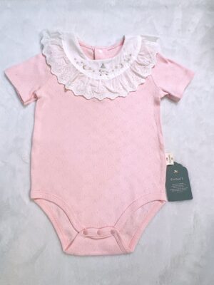 y1022 - Baby Girl Japan Style Doll Collar Cottoli Romper - 图片 12
