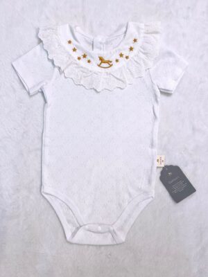 y1022 - Baby Girl Japan Style Doll Collar Cottoli Romper - 图片 14