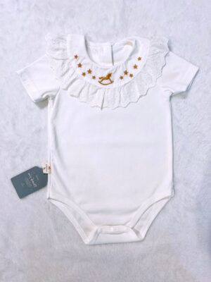 y1022 - Baby Girl Japan Style Doll Collar Cottoli Romper - 图片 16