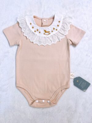 y1022 - Baby Girl Japan Style Doll Collar Cottoli Romper - 图片 18