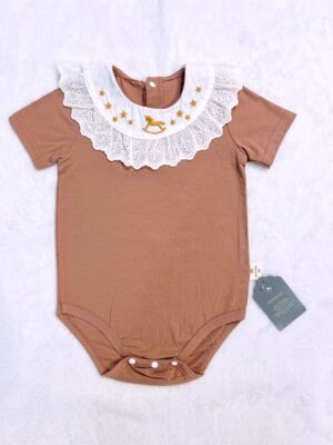 y1022 - Baby Girl Japan Style Doll Collar Cottoli Romper - 图片 19