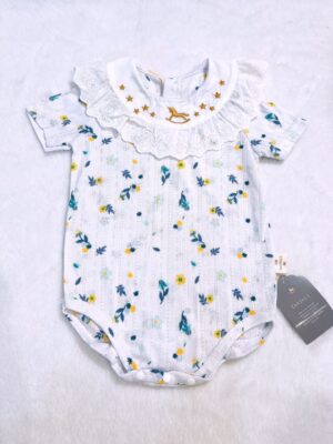 y1022 - Baby Girl Japan Style Doll Collar Cottoli Romper - 图片 20