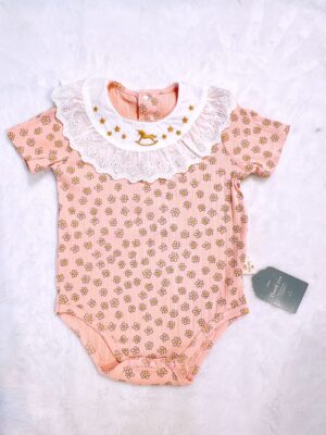 y1022 - Baby Girl Japan Style Doll Collar Cottoli Romper - 图片 23
