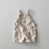 y992 - Korean Style Denim Overalls Shorts - 图片 2