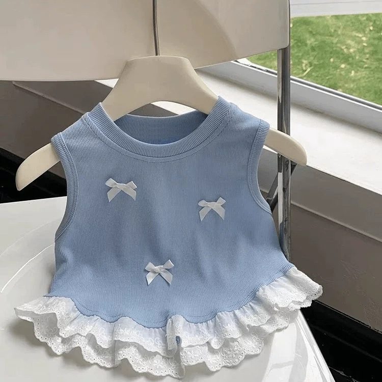 y993 - Bowknot Vest - 图片 4
