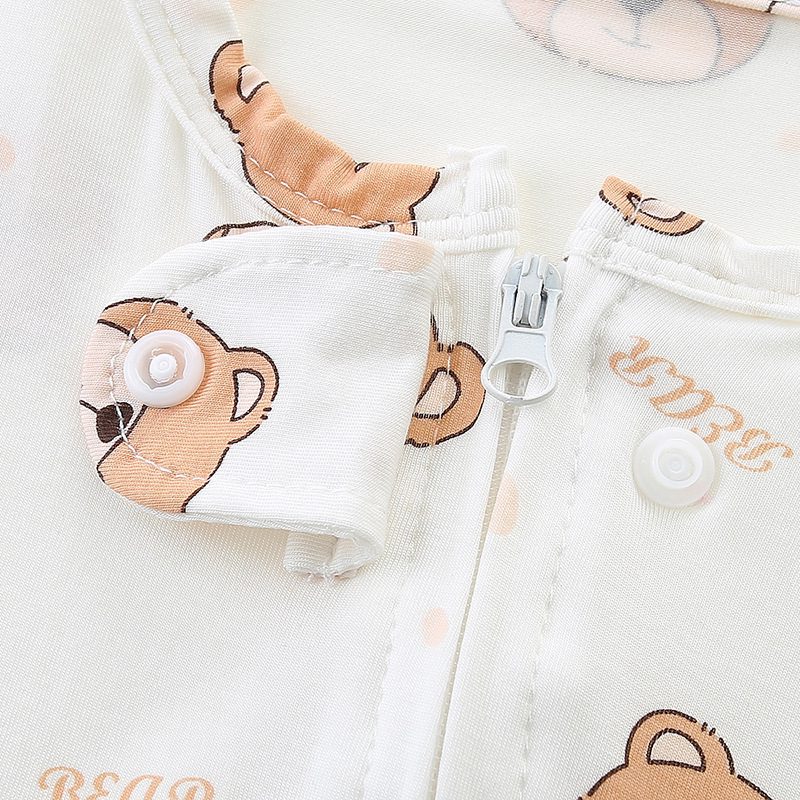 y1015 - Cute Bear Zipper Jumper - Image 3