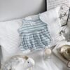 y998 - Ribbon Striped Sleeveless Set - 图片 7
