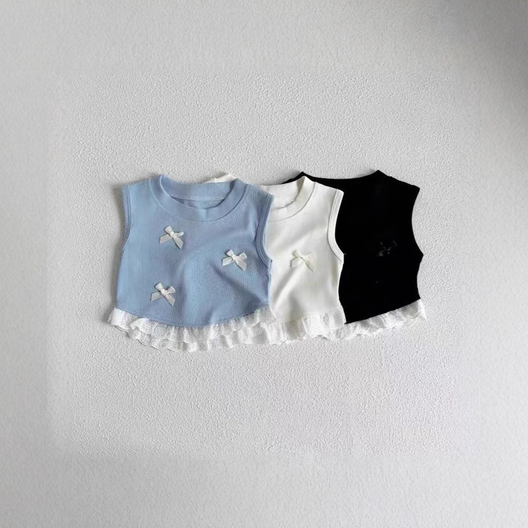 y993 - Bowknot Vest - 图片 7