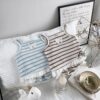 y998 - Ribbon Striped Sleeveless Set - 图片 3