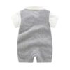 y1014 - Grey Vest 2 Piece Fake Jumper - 图片 3
