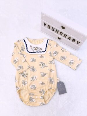y1057 - Japanese Style Long Sleeve Romper - 图片 7