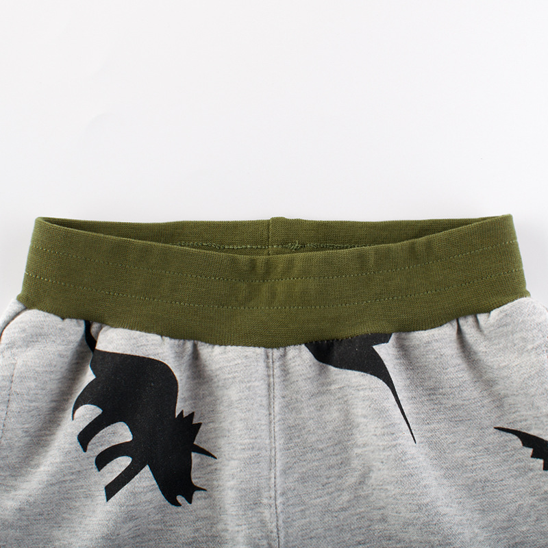 y1084 - Dinosaur Grey Short Pant - Image 2