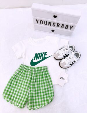 y1040 - Candy Plaid Pant Set - 图片 4