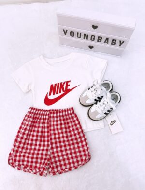 y1040 - Candy Plaid Pant Set - 图片 7