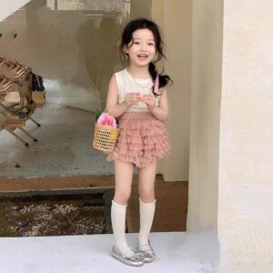 y1050 - Tutu Skirt Two-Piece Set - 图片 5