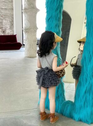 y1050 - Tutu Skirt Two-Piece Set - 图片 4